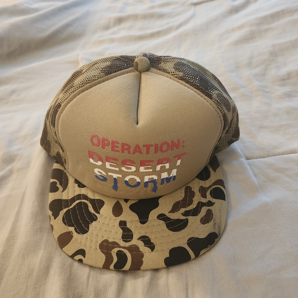 Vintage Desert Storm Camouflage Hat